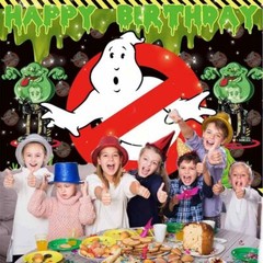 Ghostbusters Party Supplies Birthday Decor Backdrop Banner Vinyl for Kids 7x5ft