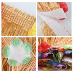 Luau Grass Table Skirt 9ft for Hawaiian Party Moana Theme Tropical Birthday P…
