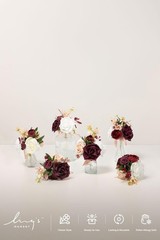 Ling’S Moment Lings Moment Flowers Mini Bridesmaid Bouquets Set Of 6 Pre-Made