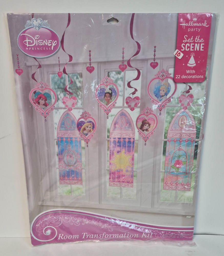 Hallmark Disney Princess Room Transformation 22 Pieces Kit New