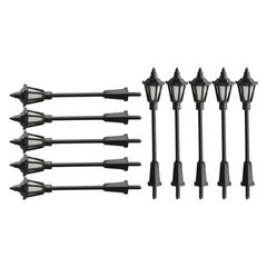 Model LED Street Lamp 10pcs Scenery Street Layout Accessories Train DIY New