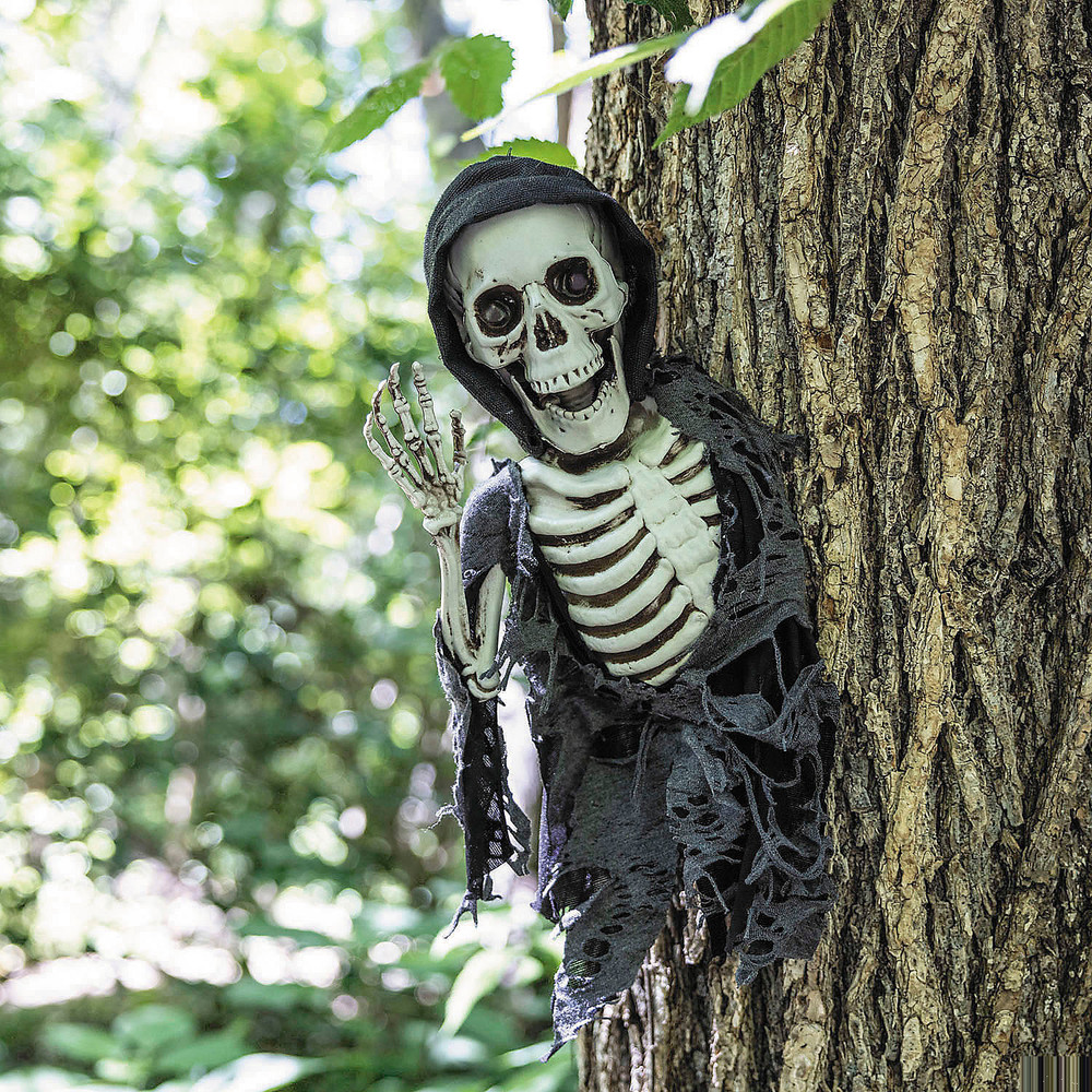 15 3/4″ Hanging Waving Skeleton Reaper Creeper Halloween Decoration – ATC