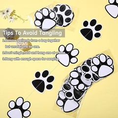 8 Pack Dog Party Banner Decorations Paw Paper Garland Pet Birthday USA SELLER