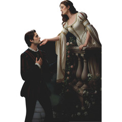 SP13609 Wherefore Where Art Thou Romeo Juliet Balcony Cardboard Cutout Standee S