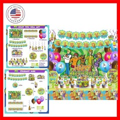 Dog Birthday Party Decorations Supplies, Including Birthday Banner, Tableclot…