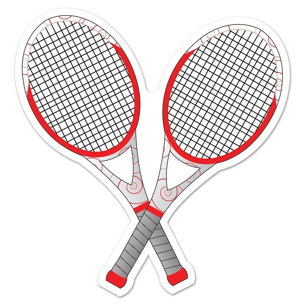 Beistle Tennis Racquets Cutout | Party Supply | Decoration
