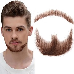 Fake Beard Goatee Beard Realistic 100% Human Hair Full Hand Tied Goatee False…