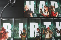 Final Fantasy VII Happy Birthday Banner ( PS5, Xbox, Nintendo, Gaming, Party )