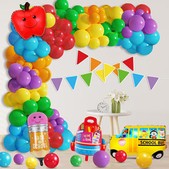 Back to School Balloons Garland Arch Kit Decorations – Welcome First Day of Scho