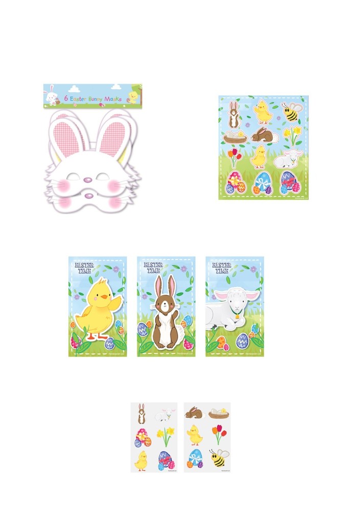 Easter Party Props Masks Loot Items Games Egg Hunt