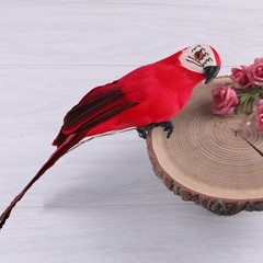 25CM Fake Parrot Artificial Birds Model Outdoor Home Garden Lawn Tree Decoration