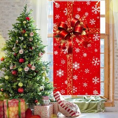 Christmas Door Cover Snowman Decoration Xmas Large Photography Background Ban…