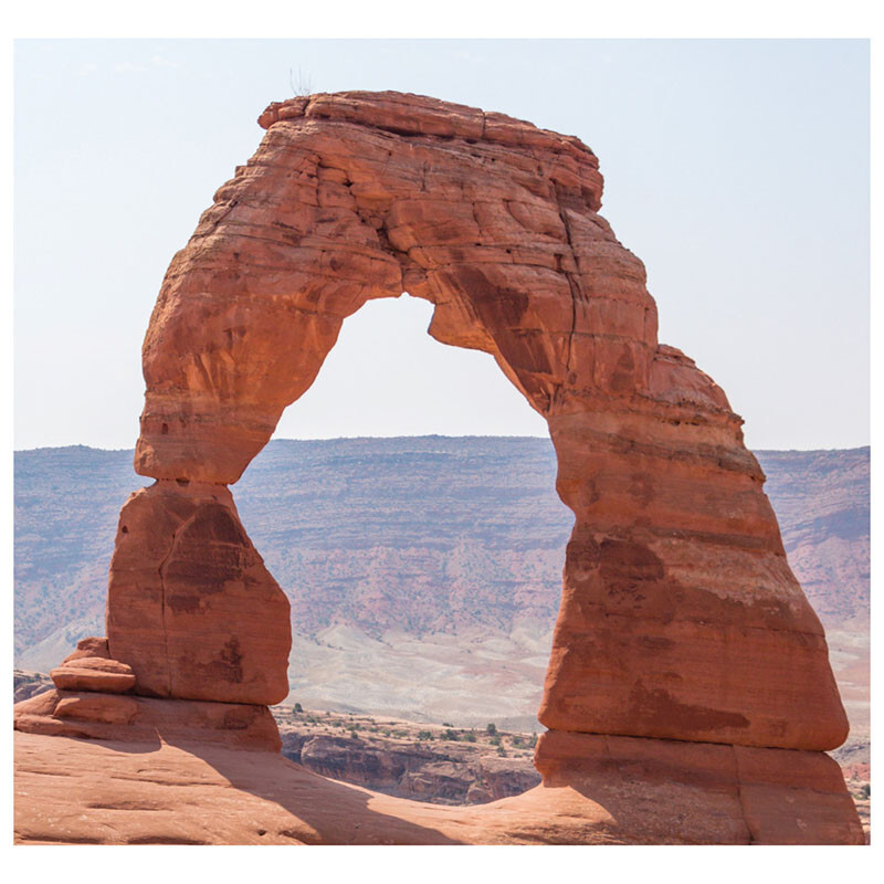 NATURAL ARCH BACKDROP 2-Piece CARDBOARD CUTOUT Standups Standees Arches NP