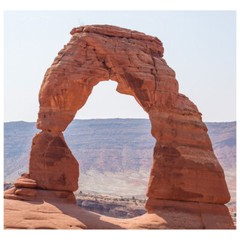 NATURAL ARCH BACKDROP 2-Piece CARDBOARD CUTOUT Standups Standees Arches NP
