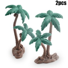 Vibrant Green Coconuts Tree Model for DIY Landscape and Garden Designs