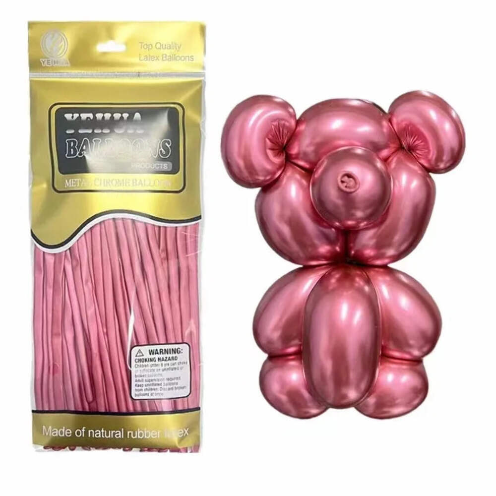100pcs/pack,1.8g Metallic 260 Long Balloons Colored Twisting Animal Balloons Mod
