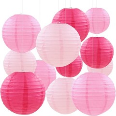 12 Pcs Decorative Paper Lanterns – Romantic Hanging Decor for Special Occasions