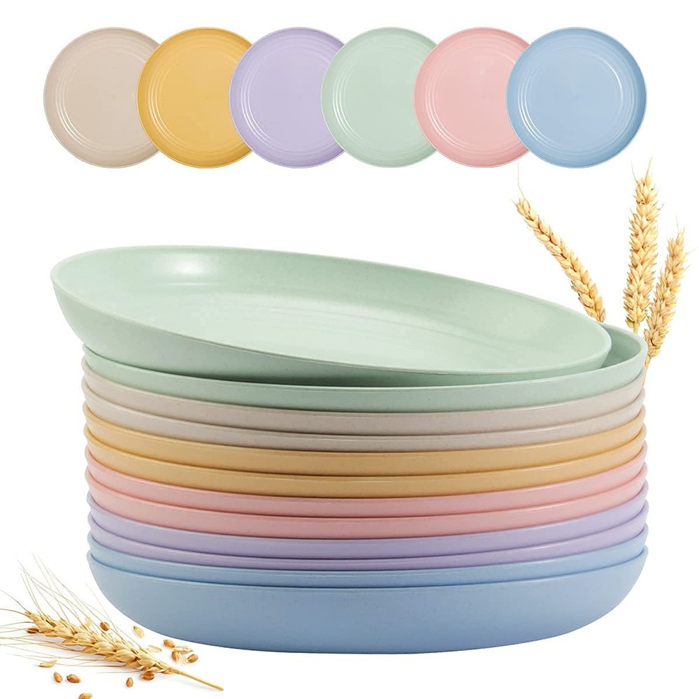 12 PACK 9 Inch Lightweight 9 Inch, Green, Pink, Blue, Beige, Yellow, Purple