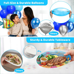 Under the Sea Birthday Party Decorations, Ocean Theme Decorations Kit for Kids