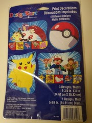 1 Set Of Pokémon Pikachu CUTOUT DECORATIONS (4) ~ Birthday Party Supplies New