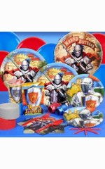 KNIGHT MEDIEVAL BOYS BIRTHDAY PARTY PACK SUPPLIES DECORATIONS BALLOONS PLATES