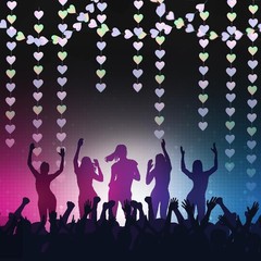 52Ft Shiny Corlorful Glitter Laser Love-Heart Garland Photo Booth Props for G…