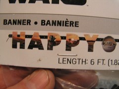 3 X Star Wars Party Decorations Baby Yoda BIRTHDAY Banner 6′ lot set.