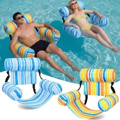 2 Pack Inflatable Pool Float Chairs Adults Portable Heavy Duty Swimming Pool …