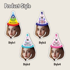 Personalized Birthday Party Banner with Name,Age &Photo – Custom Numbered Years◐