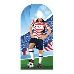 Star Cutouts International World Football Cardboard Display 190cm x 94cm