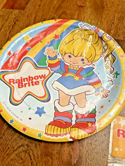 Rainbow Brite Birthday Party Supplies Original 80’s Art Design Plates Bags Decor