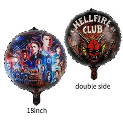 Stranger-Things Big Into Energy Party Hellfire Club Foil Balloons for Fans