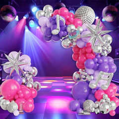 Music Hunter Balloon Arch Kit 153 Pcs Kpop Party Decorations Disco Ball Music