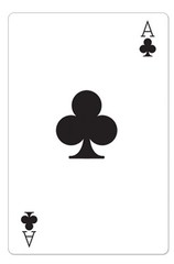 Ace of Clubs Playing Cards Cardboard Cutout 154cm Tall-Great for Casino Parties