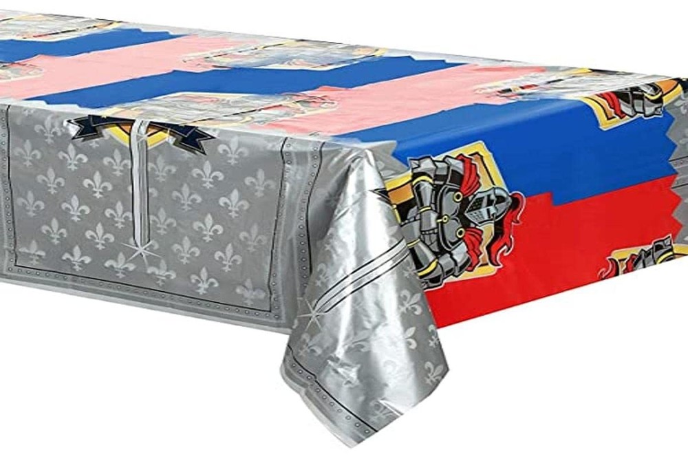Knights Party Table Cover 130 x 180cm 1 Cover Tablecloth