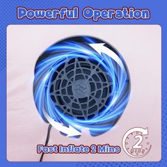 6FT Inflatable Basketball Decorations – LED Lighted Party Supplies for Outdoor F