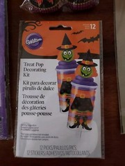 Halloween Party Supplies Lot: Invitation Kit, Window Silhouettes, Pencils & More