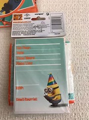 Despicable Me 2 Birthday Lot Minions Invitations Banner Napkins Party Supplies