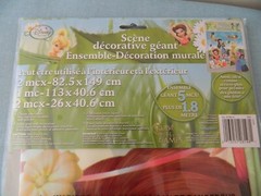 New HAPPY BIRTHDAY Disney Fairies Giant Scene Setter Wall Decorating 5 Pcs