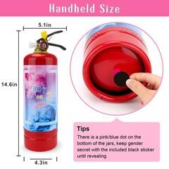 Giant Gender Reveal Fire Extinguisher 2 Packs, Gender Reveal Ideas, Baby Girl…