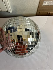 8″ Mirror Disco Ball with Hanging Ring for dance Party Club effect Party DJ