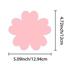 80 PCS Petal Shape Cutouts Bulletin Board Decorations Cardboard Cut Outs