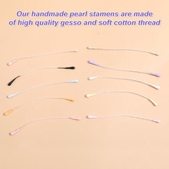 SynHHergyx 1200 Pcs Flower Stamens for Crafts, Artificial Mixed Color