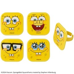 SpongeBob SquarePants™ Mood Faces Rings, SpongeBob Cupcake Decorations Featur…