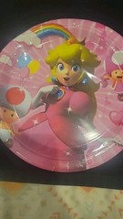 Super Mario Princess Peach Party Supplies Set