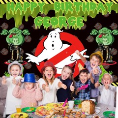 Ghostbusters Personalised Custom Banner Backdrop Party Supplies Birthday Gift