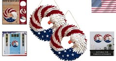 Eagle Wreath Decoration for National Celebrations