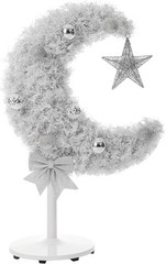 3FT 90 LED Lighted Eid Ramadan Tree Handmade Mubarak Muslim Crescent Moon Star A