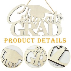 2026 Graduation Party Decorations Congrats Grad Sign Class of 2026 Photo Wood