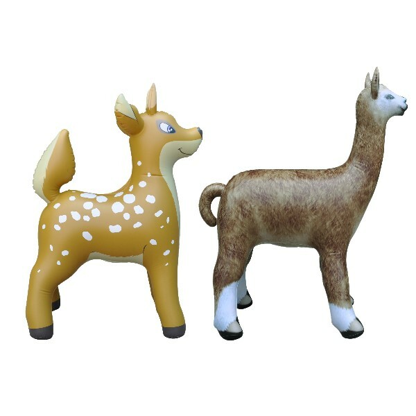 Jet Creations Deer Alpaca Animal Inflatable Toy Party Gift Kids (DEER3+ALPA)